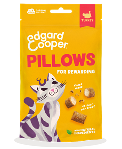 Edgard&Cooper Edgard & Cooper Pillows Kalkoen kattensnacks 60 gram