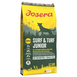 Josera 12,5kg  Surf & Turf Junior met zalm & Lam droogvoer voor honden