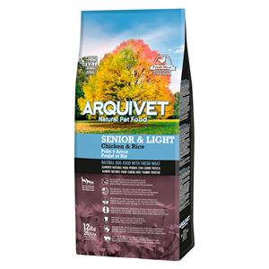 ARQUIVET 12kg  Dog Senior & Light droogvoer met kip