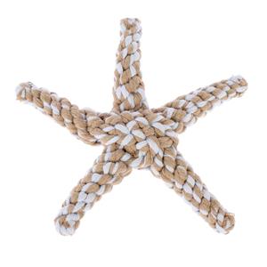 TIAKI touwspeeltje zeester voor honden 15x15x3.5cm hond