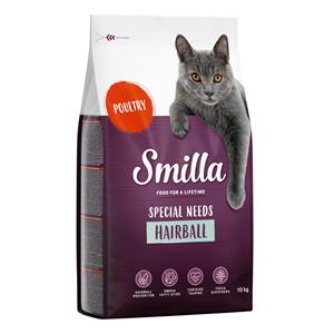 Smilla 10% korting op de nieuwe  Droogvoer soorten! - Hairball met Gevolgte