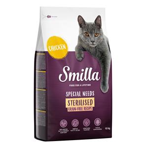 Smilla 10% korting op de nieuwe  Droogvoer soorten! - Graanvrij Sterilised met Kip