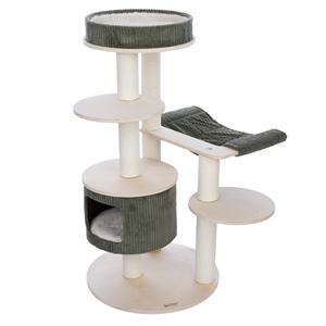 Modern Living krabpaal Helsinki M 58x58x112cm, groen kat
