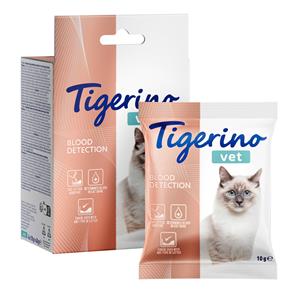 Tigerino 4x 10g  VET - ontdekking van bloed in kattenurine kattenbakvulling additief