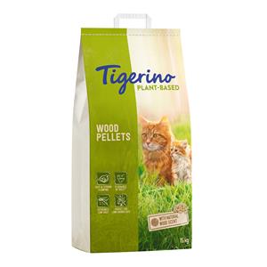 Tigerino 30l (8kg)  Plantaardige Houtpellets Kattenbakvulling - Natuurlijke houtgeur, geurvrij