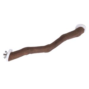 TIAKI Maat S: L30xB2cm  hoekvogelzitstok van natuurlijk hout