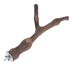 TIAKI Maat L: ca. Ø3x30cm Y-vogel zitstok druif  kooi accessoires