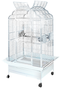 Strong Papegaaienkooi Emma Silvertone White