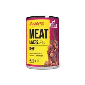Josera 6x400g  Meat Lovers Junior Menu Rund natvoer voor honden