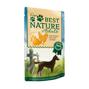 Best Nature 12 x 150g  hondenvoer gevogelte & Ananas nat hondenvoer