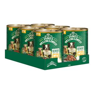 James Wellbeloved 6x800g  Adult Hond Hypoallergeen Lam en Kip natvoer voor honden