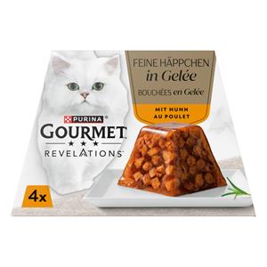 Gourmet 4x57g  Revelations Fine cuts Kip natvoer voor katten