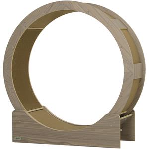 PawHut Kattenloopband, 91 cm, met Rem en Krabmat, Ideaal voor Gezonde Beweging van uw Kat, Walnoot