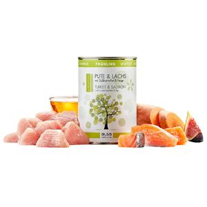 Alsa-nature 4-SEASONS Voorjaarsmenu Kalkoen & Zalm met zoete aardappel en vijg, 400 g, Aantal: 400 g
