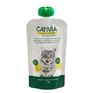 Cativia 115g  Prebiotic Pudding kattensnacks