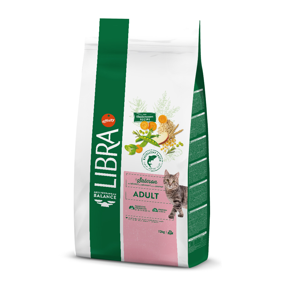 Affinity Libra 12kg Libra volwassen kattenvoer met zalm en rijst