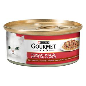 Gourmet 24 x 195g Eend & Kalkoen  natvoer voor katten