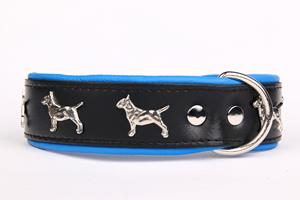 Hondenbed.nl Leren halsband Bull Terriër