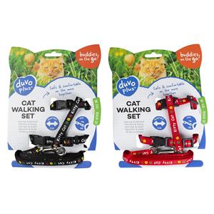 Duvo+ Kat Wandelset Kitty Cat 20-35cm / 10mm - 125cm