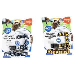 Duvo+ Grote Kat Wandelset Zoo 30-50cm / 12mm - 125cm