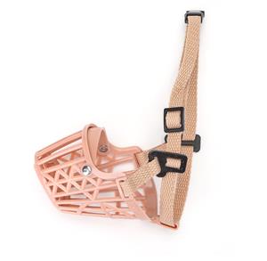 Nobleza Honden muilkorf - Kunststof - Beige - Maat XS