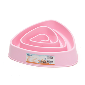 Nobleza Hondenvoerbak - Anti schrok - Driehoek - Roze
