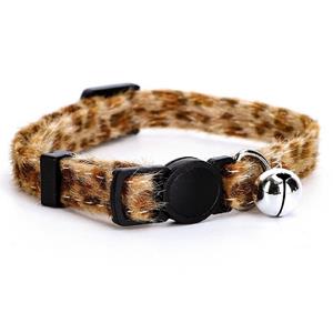 Nobleza Kattenhalsband - Bruin - Panterprint