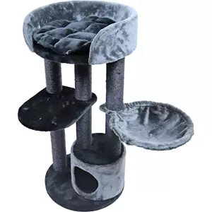 De Boon Boony Krabpaal Baiku | 57x57x105cm Zwart