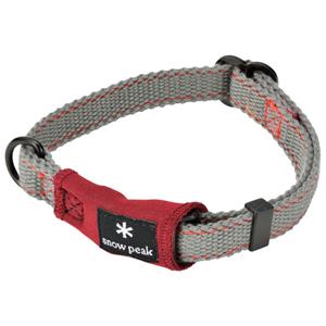 Snow Peak  Soft Collar - Hondenhalsband, grijs/rood