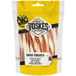 Voskes Kip - Vis Twists 100 gr