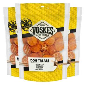 Voskes 3x  Kip Schijfjes 100 gr