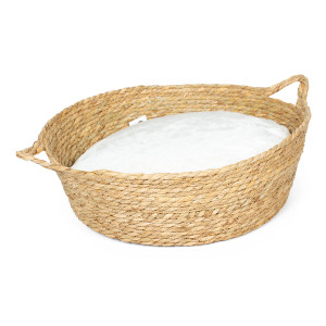 Duvo+ Laguna zeegras kattenmand & kussen L - 44x44x14cm