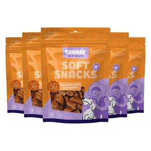 Braaaf 5x  Sticks Hondensnack Tonijn - Wortel - Sperzieboon 85 gr