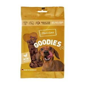 Chewies 12x  Goodies Hondensnacks Mini Gevogelte 125 gr