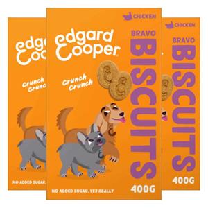 Edgard&Cooper 3x  Adult Biscuit Kip 400 gr