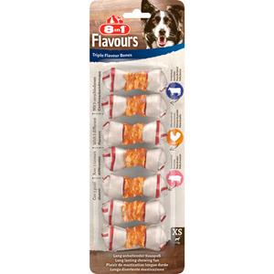 8in1 6x  Triple Flavour Bones XS 7 stuks