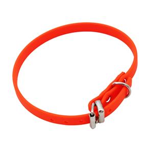 Heim halsband geklonken fel oranje 24-31cm nekomtrek, 9mm breed hond