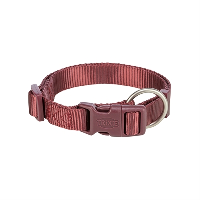 TRIXIE Premium halsband, sangria Maat: L-XL voor honden