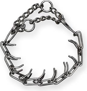 Prikhalsband hond - 9 schakels - 3,8mm - Verchroomd