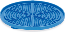 BEEZTEES Likmat Pizza - Likmat Hond - Silcone - Blauw - 18x18x1 cm