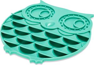 BEEZTEES Likmat Uil - Likmat Hond - Silcone - Groen - 30x28x1 cm
