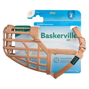 Baskerville Klassieke Muilkorf Beige Maat 9 Hond