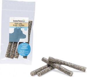 BEEZTEES Visrollen - Hondensnack - 4 St. - 75 gr