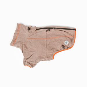Nomad Tales Blush hondenjas fleece toffee ca. 60cm ruglengte hond