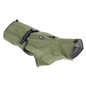 TIAKI hondenregenjas olijf ruglengte: ca. 40cm hond