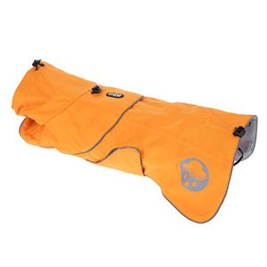 TIAKI hondenregenjas Saffraan ruglengte: 35cm