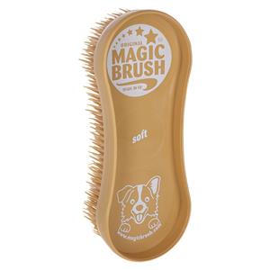 MagicBrush Kerbl  Soft Sandstorm voor honden 16,5x6,5x3cm hond
