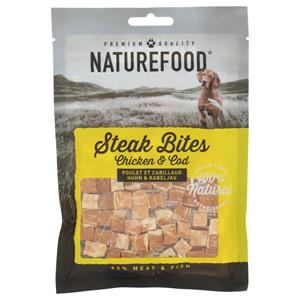 Rosewood 8x  Naturefood Steak Bites Kip&Koolvis 100 gr