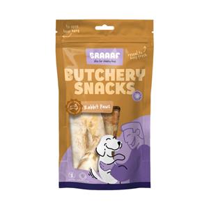 Braaaf Butchery Rabbit Paws Hondensnack 100 gr