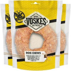 Voskes Kauwring Runderhuid met Kip 12,5 cm